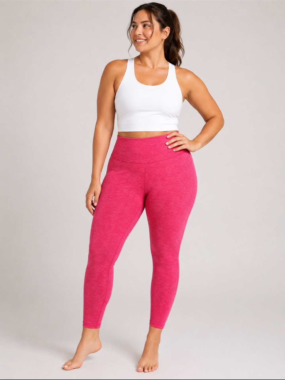 #358 NWT Beyond Yoga Spacedye Caught in the Midi Leggings Pink XL